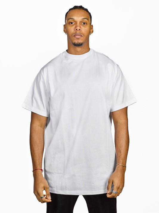 Exetees Big & Tall Comfort Round Neck T-Shirt - White