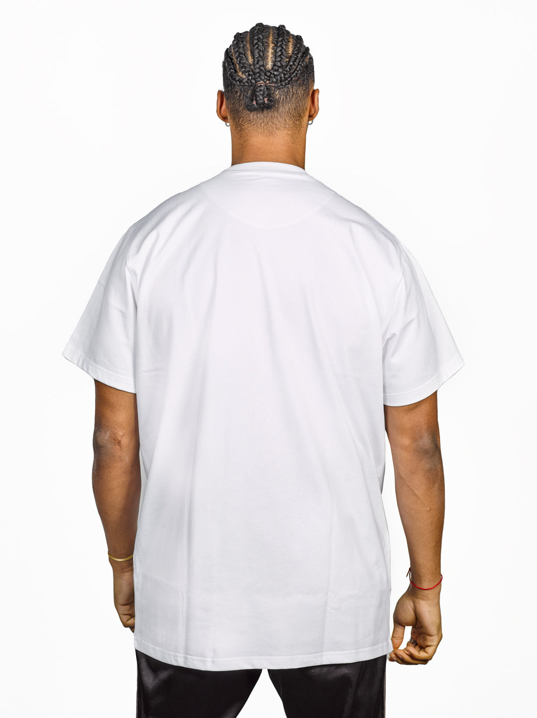 Exetees Big & Tall Comfort Round Neck T-Shirt - White